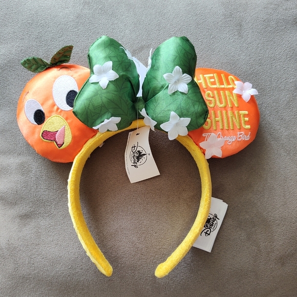 Disney Accessories - Disney Parks 2020 EPCOT Flower And Garden Orange Bird Ears NWT